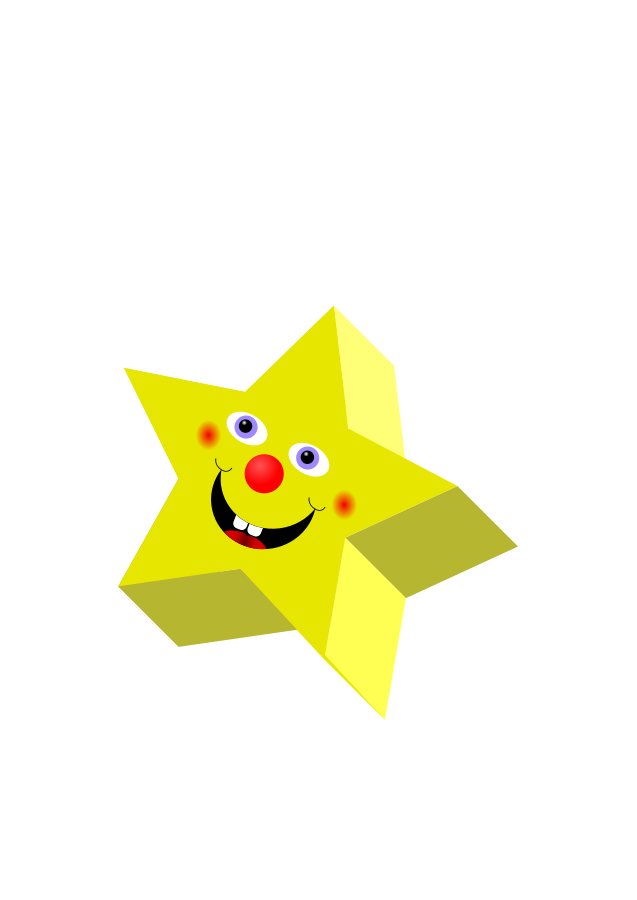 637x900 Star Clipart