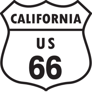 300x300 California Route 66 Clip Art