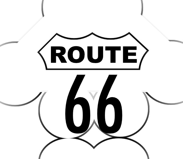 600x522 Route 66 Vector Free Vector Download (98 Free Vector)