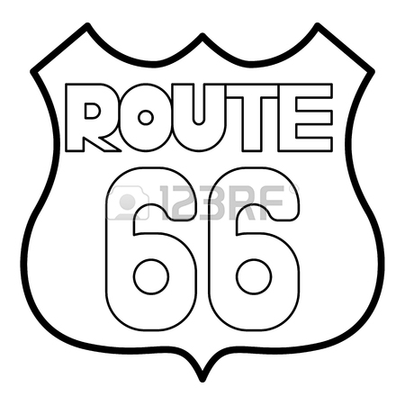 Route 66 Coloring Pages