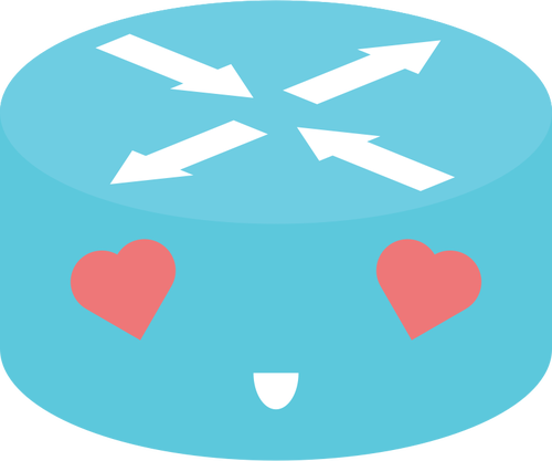 500x417 In Love Router Emoji Public Domain Vectors