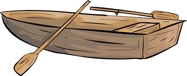 600x243 Row Boat Clipart Transparent