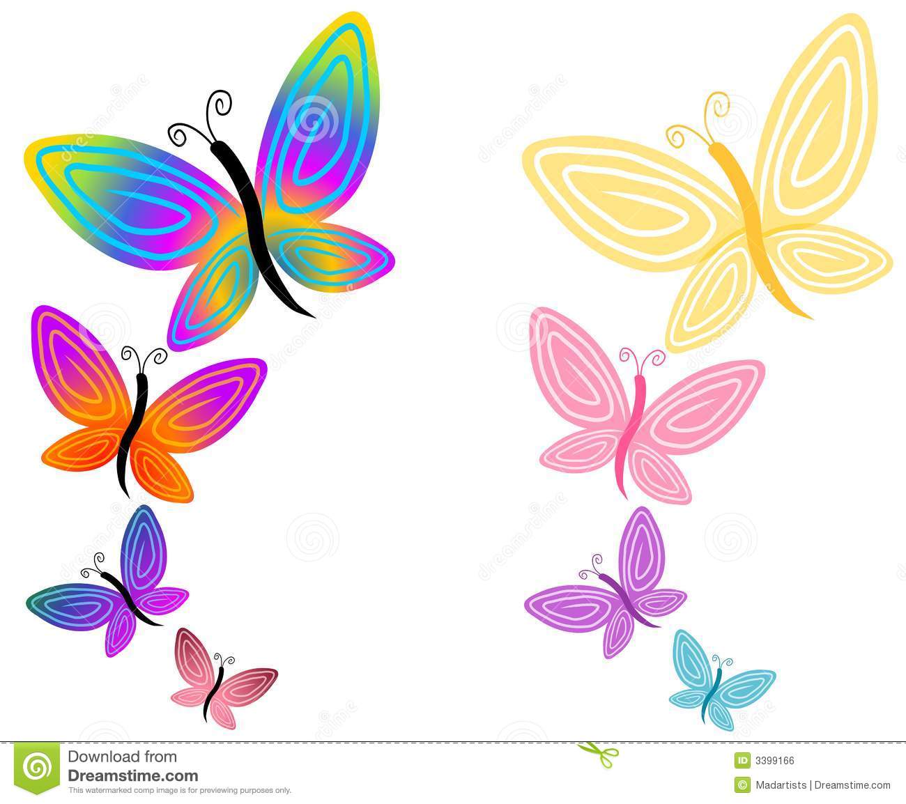 1300x1154 Rainbow Butterfly Clipart Row