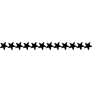 300x300 Line Of Stars Clipart