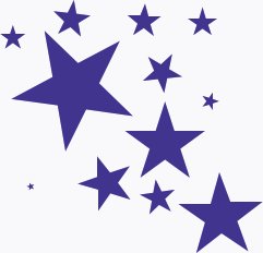 241x232 Shooting Star Clipart Row Star