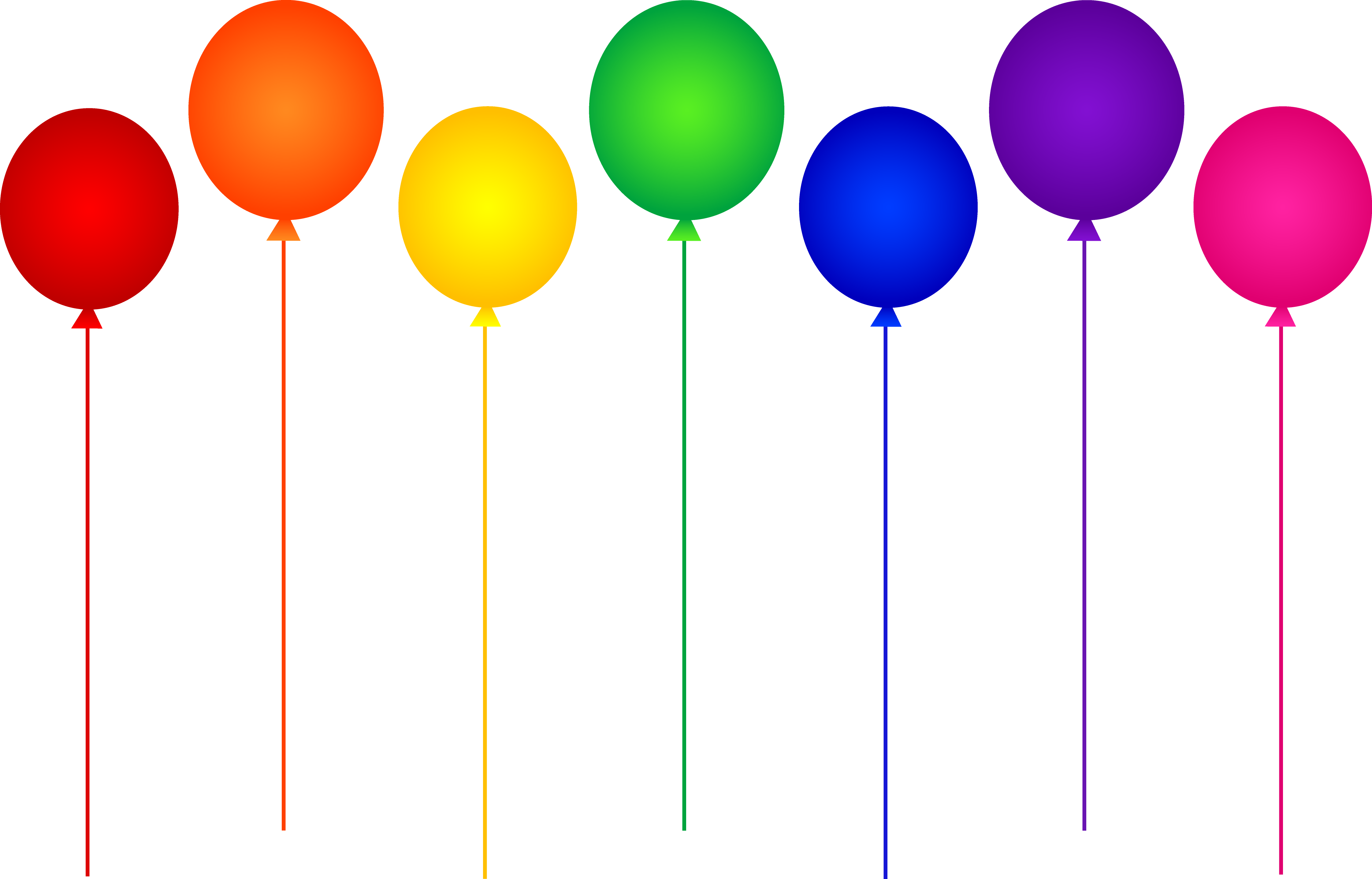 4485x2873 Birthday Balloons Clip Art Many Interesting Cliparts