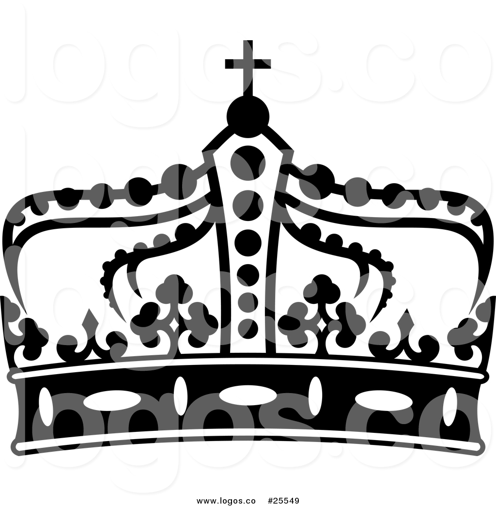 1024x1044 Royalty Free Vector Logo Of A Black And White Royal Crown By