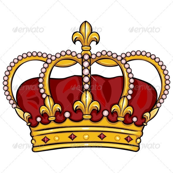 590x590 Cartoon Royal Crown By Nikiteev Graphicriver