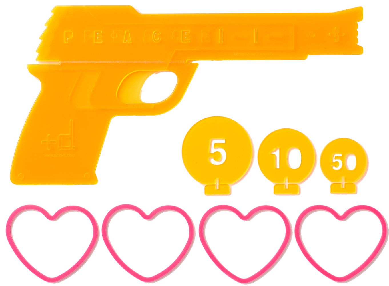 1362x1000 D H Concept Love Amp Peace Gun 4 Shot Semiauto Rubber Band Toy Gun