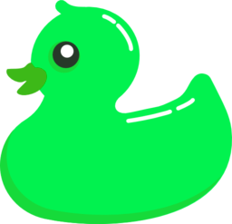 256x247 Duck Clipart Green