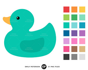 340x270 Rubber Duck Clipart Etsy