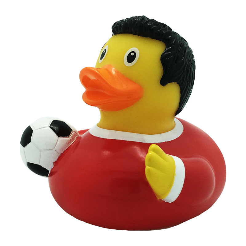 800x800 Soccer Red Rubber Duck Buy Premium Rubber Ducks Online