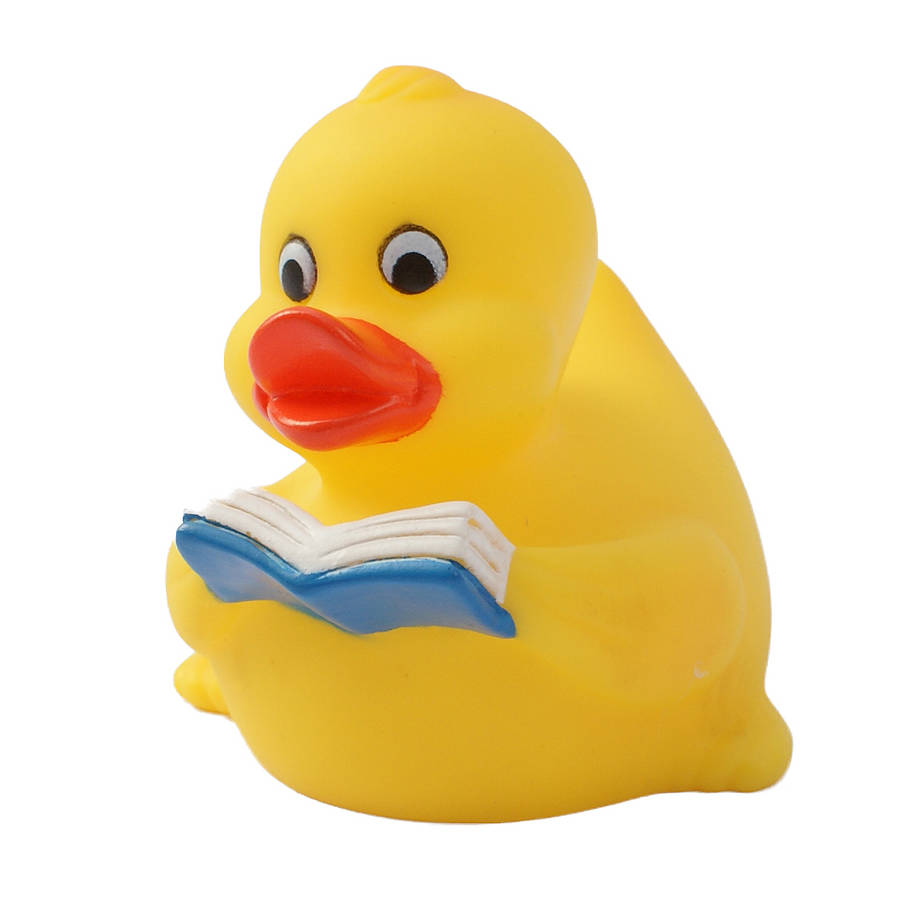 900x900 Literary Rubber Duck By The Literary Gift Company