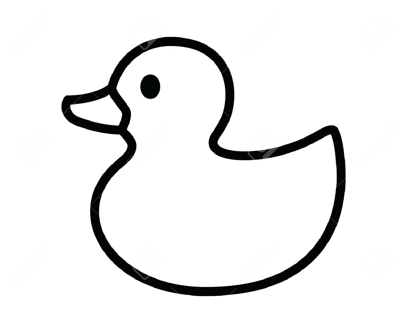 Rubber Duck Outline | Free download on ClipArtMag