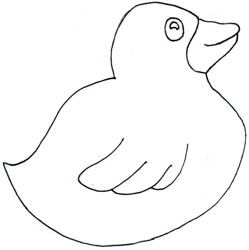 502x503 Drawn Night Rubber Duck