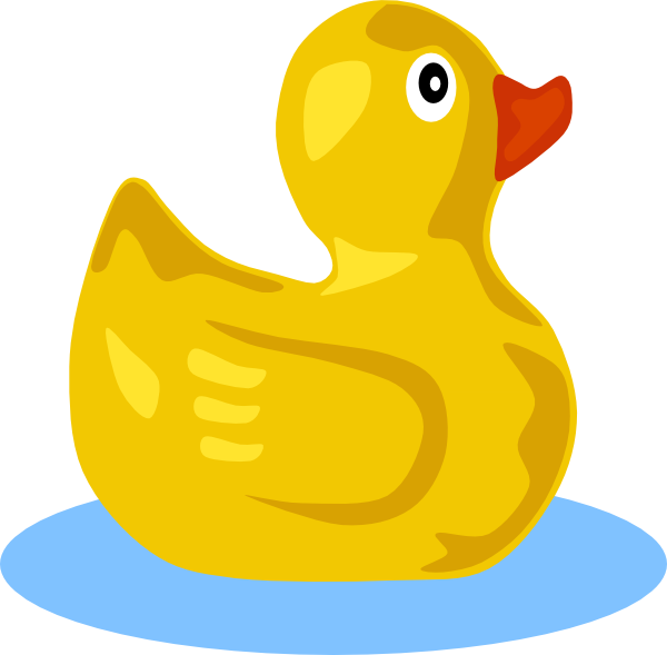 600x589 Rubber Duck Clip Art