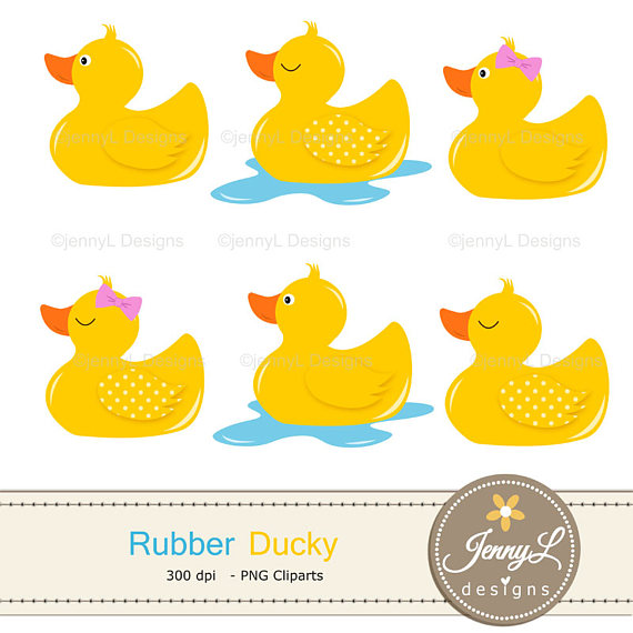 570x570 Rubber Duck Digital Papers And Clipart Set Rubber Ducky