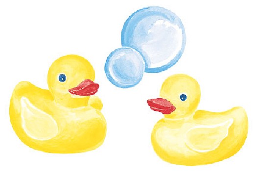 525x350 Rubber Ducky Border Clipart