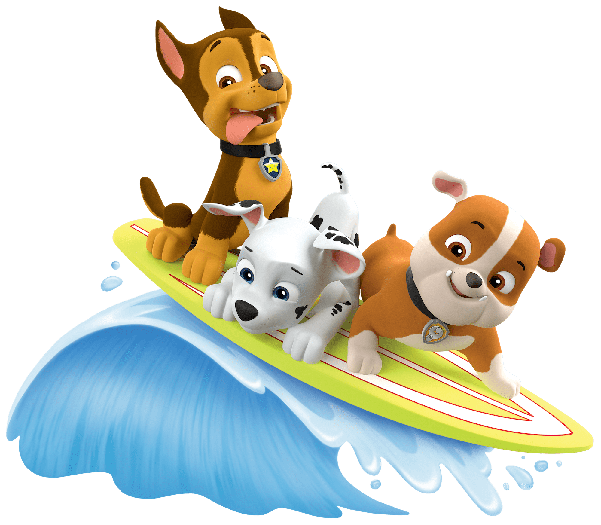 2000x1747 Surf With Rubble Marshall Paw Patrol Clipart Png