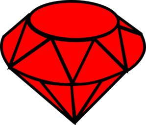 298x255 Ruby Simple Clip Art
