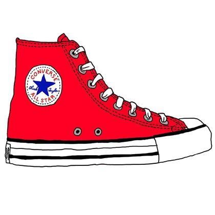 420x420 238 Best Shoes Converse Illustrations Images Art
