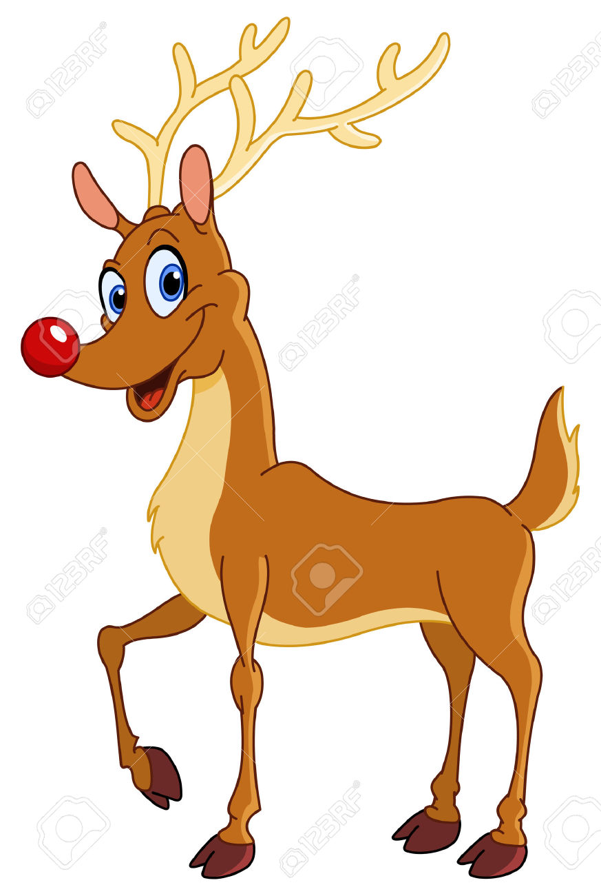873x1300 Caribou Clipart Rudolph