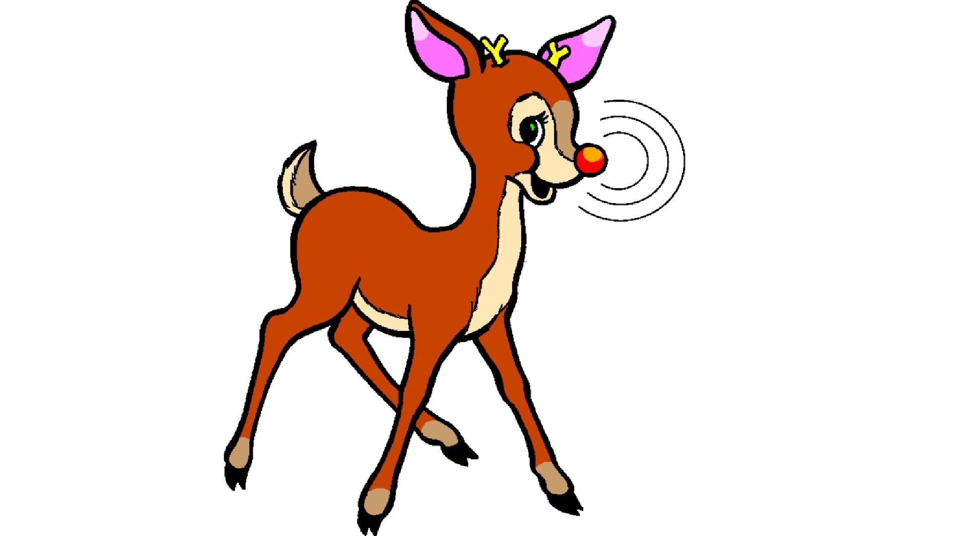 1920x1080 Rudolph The Red Nosed Reindeer Coloring Pages Ppinews.co