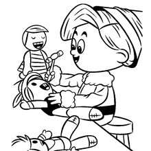 220x220 Rudolph And Hermey The Misfit Elf Coloring Pages