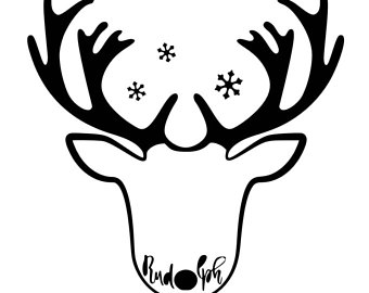 340x270 Reindeer Outline Etsy