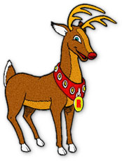 174x230 Free Reindeer Graphics