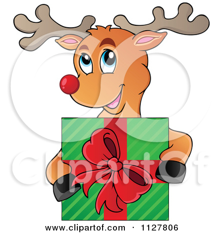 450x470 Cute Reindeer Christmas Fonts And Clipart