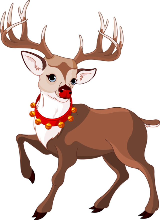 640x877 Rudolph Reindeer Clipart