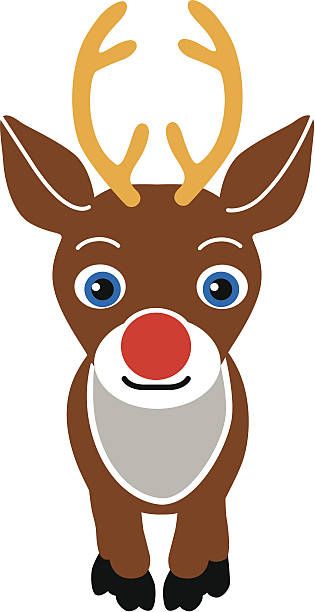 Rudolph The Red Nosed Reindeer Clipart | Free download on ClipArtMag