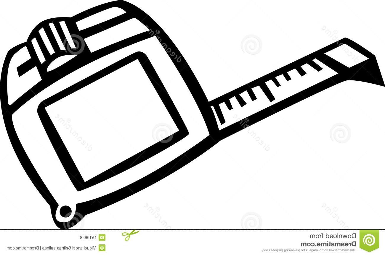 1300x866 Unique Ruler Clipart Tape Measure Vector Illustration Images