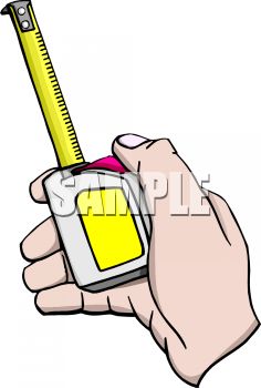 236x350 Hand Holding A Tape Measure With The Ruler Sticking Out A Couple