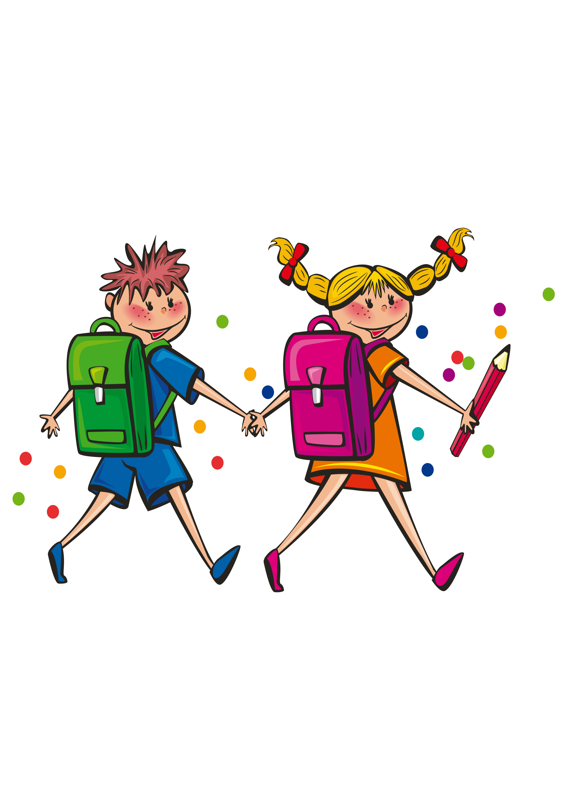2400x3394 School Days Clipart