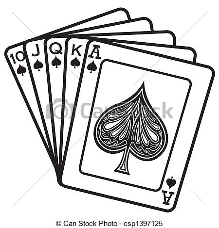 450x470 Poker Run Clipart