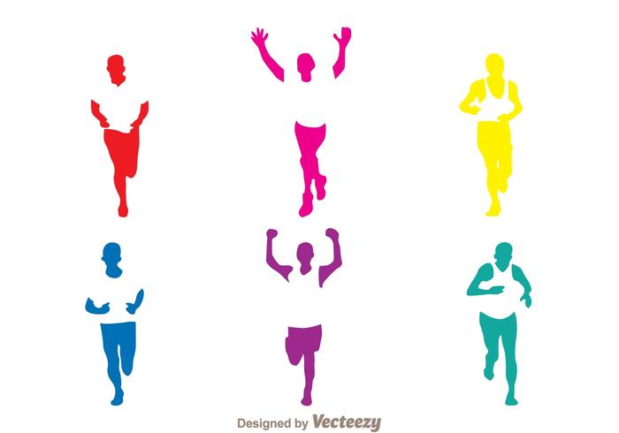 700x490 Colorful Running Silhouette
