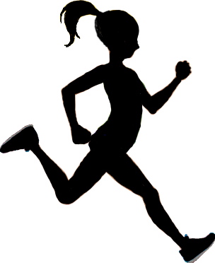 304x372 Girl Running Running Girl Free Download Clip Art On Clipart 3