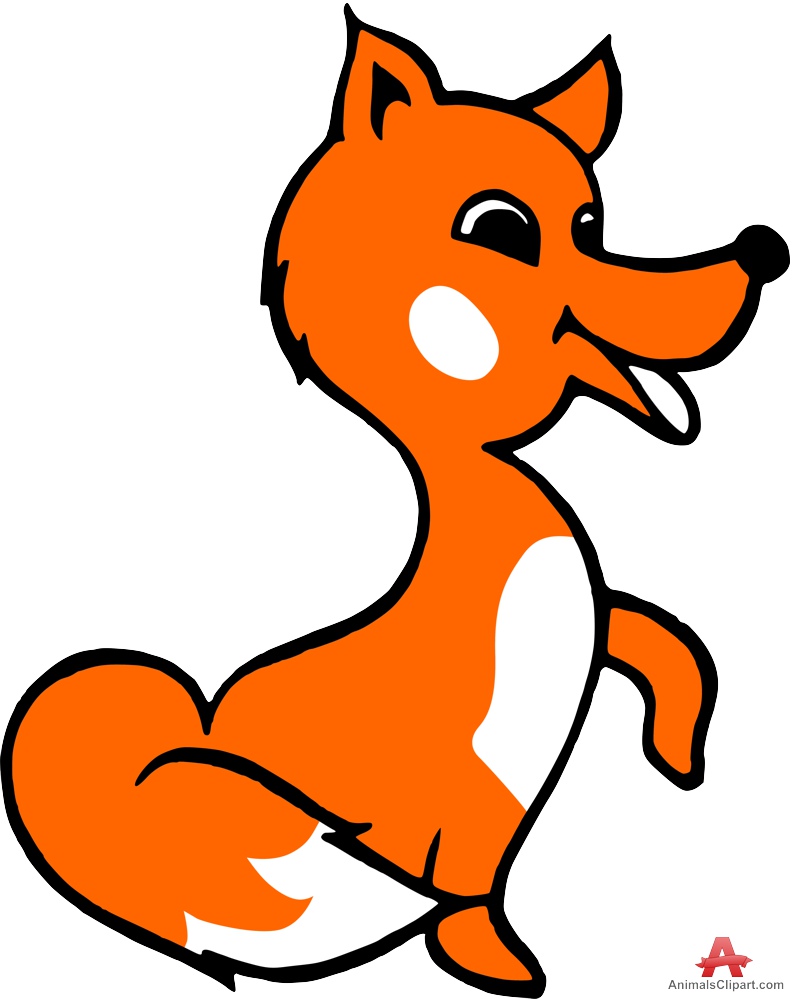 Running Fox Clipart | Free download on ClipArtMag