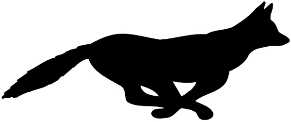 600x251 Fox Clipart Running Fox