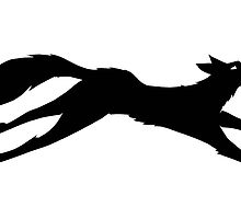220x200 Running Fox Silhouette Clipart Panda