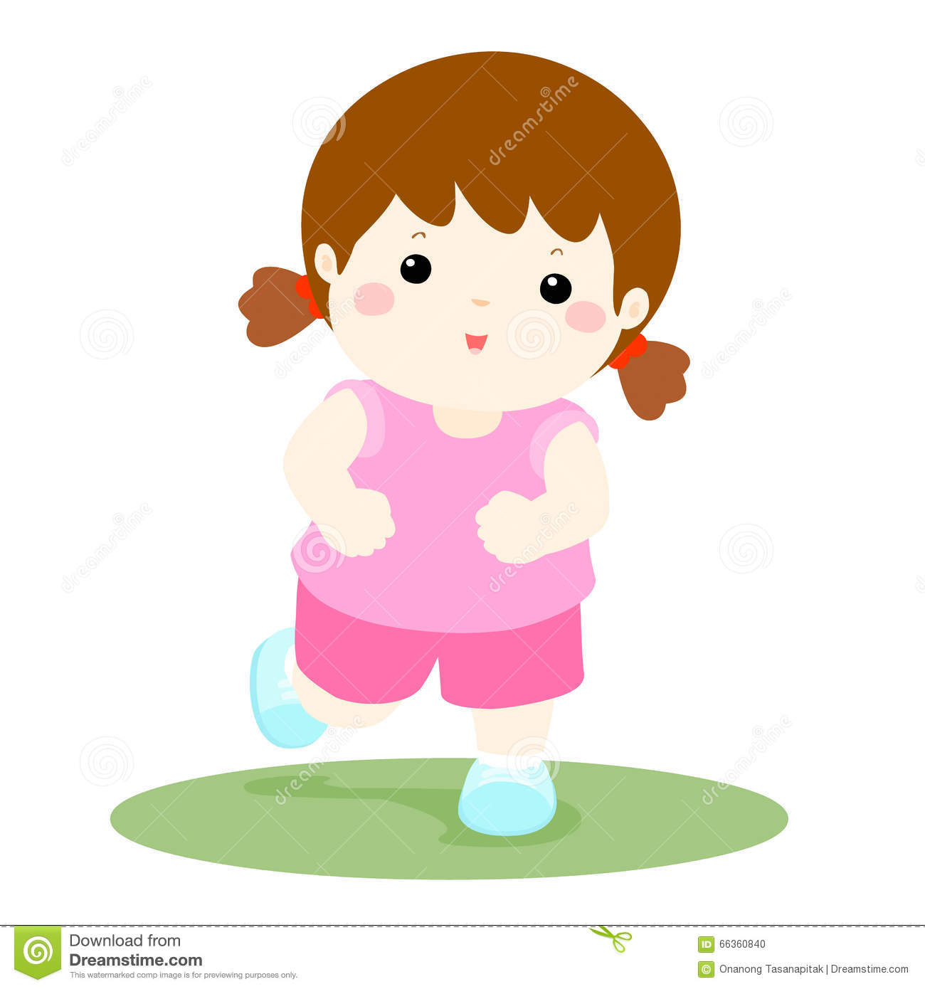 1300x1390 Girl Running With Scissors Free Clipart