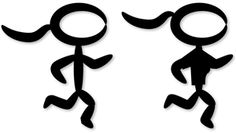 236x133 Girl Runner Clip Art