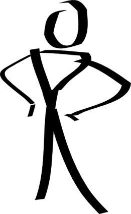 261x425 Girl Stick Figure Running Free Clipart Images 2