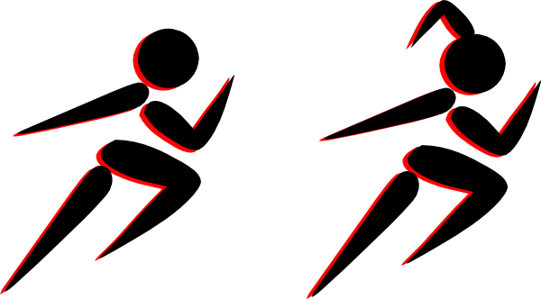 600x332 Boy And Girl Running Clip Art