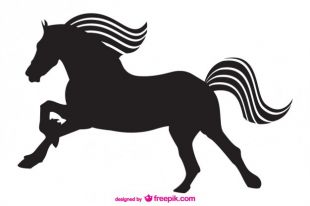 310x206 Running Horse Silhouette Free Vectors Ui Download