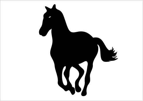 501x352 Running Horse Silhouette Graphics Silhouette Graphics
