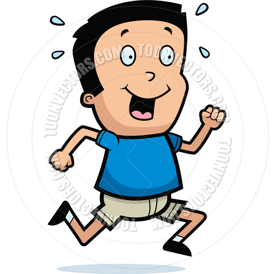 940x940 Cartoon Boy Running By Cory Thoman Toon Vectors Eps