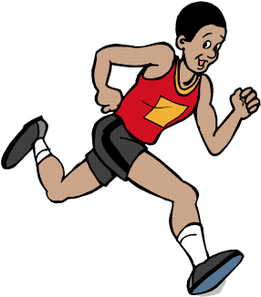 286x326 Cartoon Running Clipart